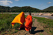 Luang Prabang, Laos - Walking along the riverfront of the Mekong 